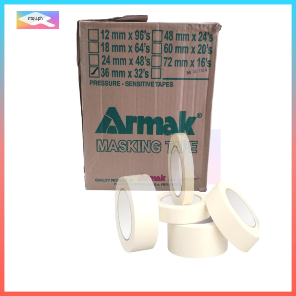 Armak Masking tape All Sizes | Shopee Philippines
