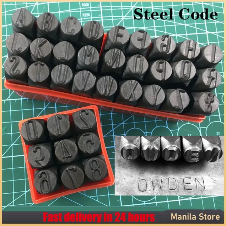 Embossing Tool Set Alphabet CASTELL (9.5 mm) main image 1