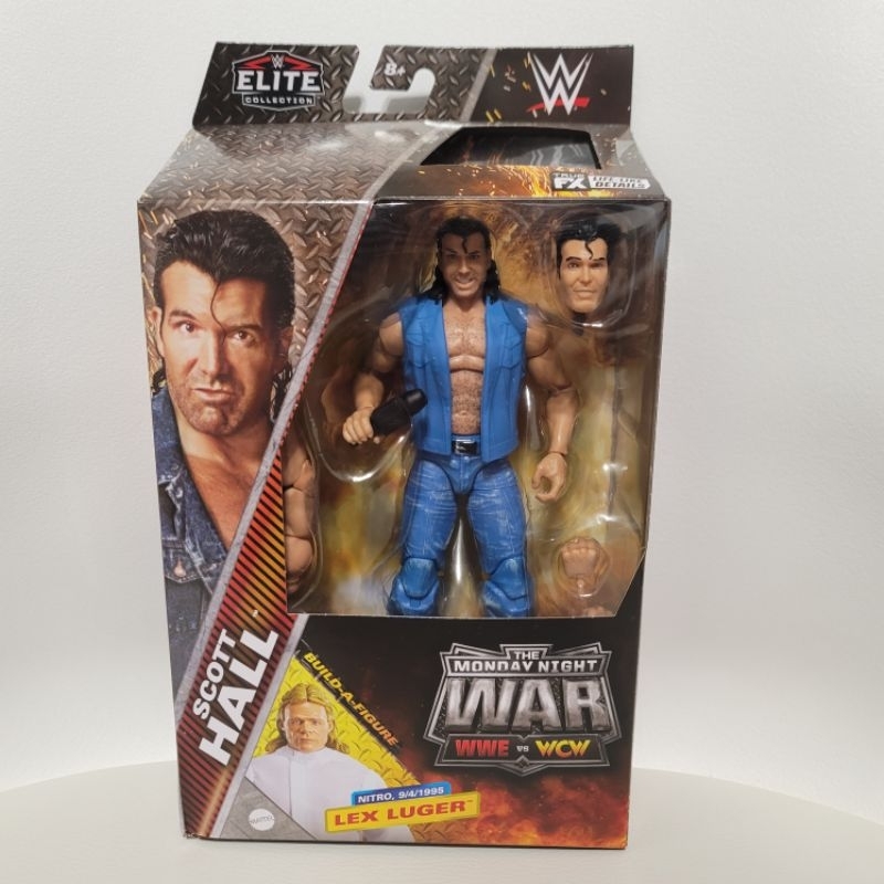 SCOTT HALL WWE Monday Night Wars Lex Luger Build A Figure WWE Elite ...