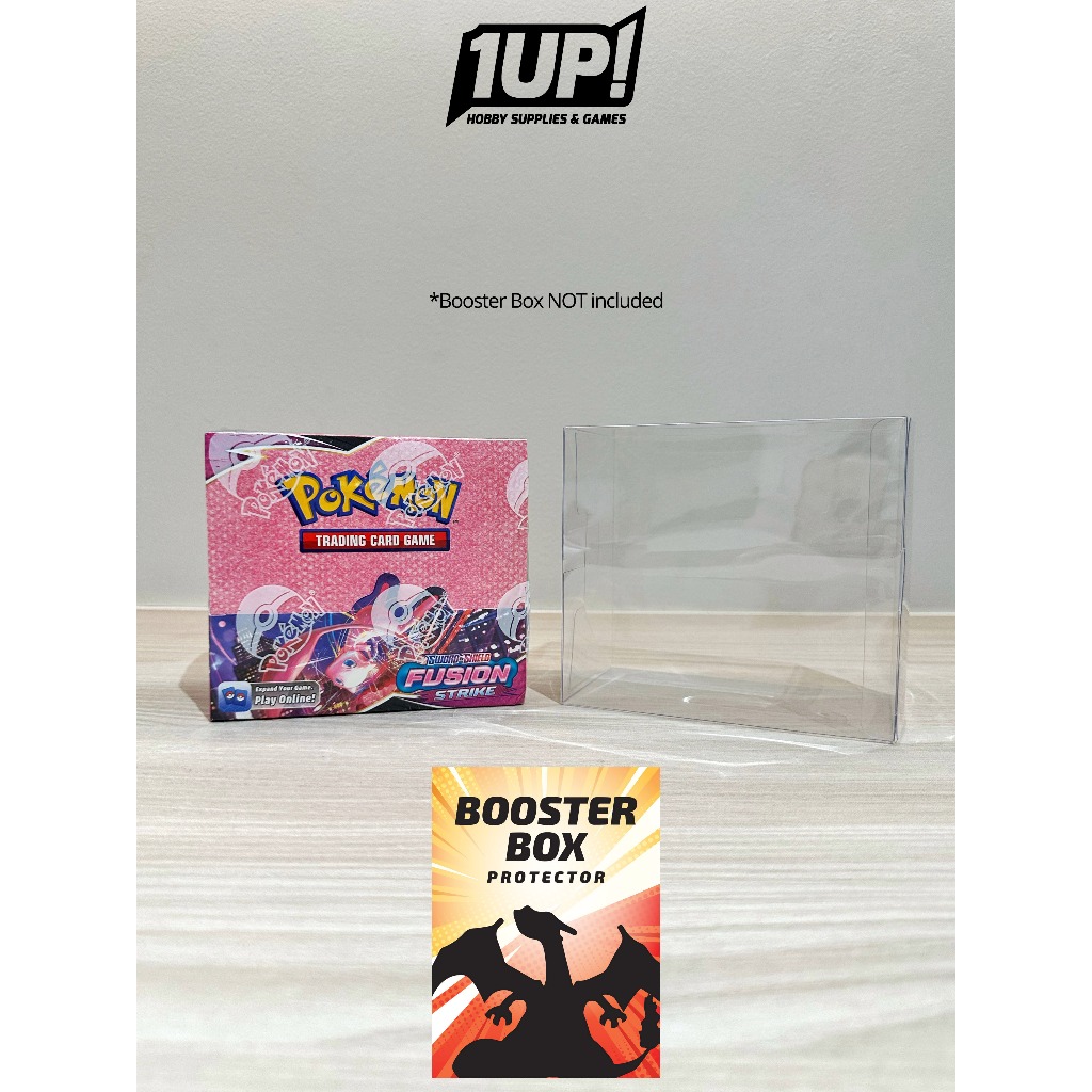 Pokemon English Booster Box Box Protector | Clear PET Plastic Case ...