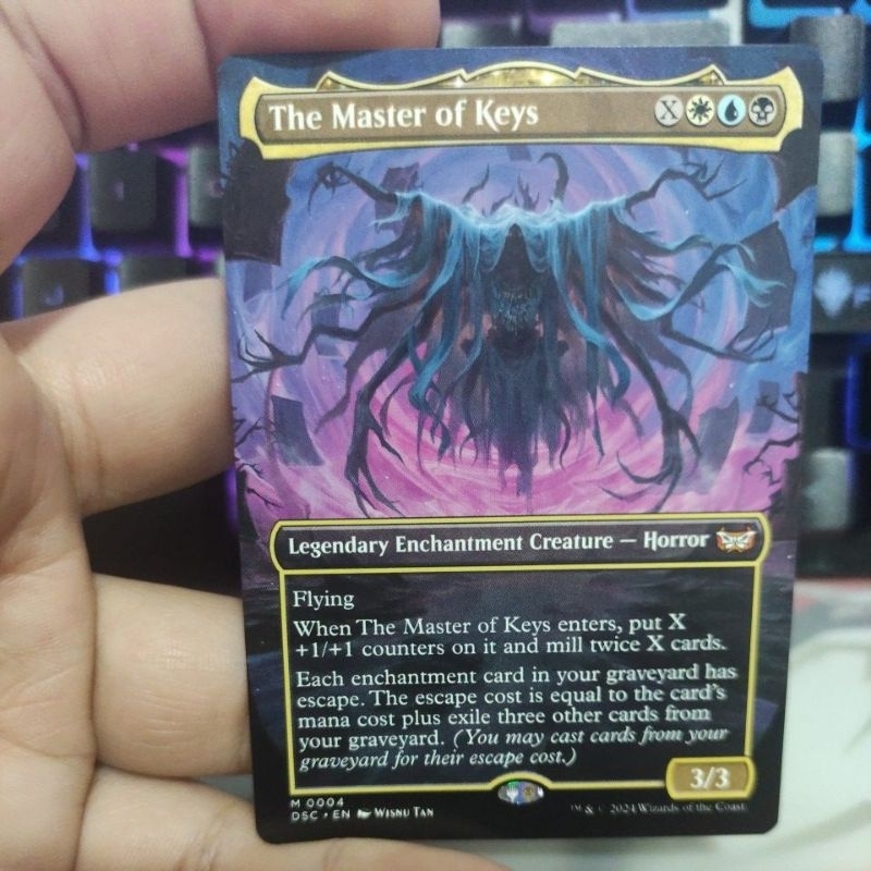 MTG The master of keys Borderless Foil card | Shopee Philippines