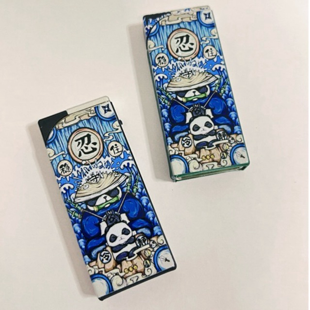 FIREFUSE Blue Panda Butane Gas Refillable Windproof Jet Lighter ...
