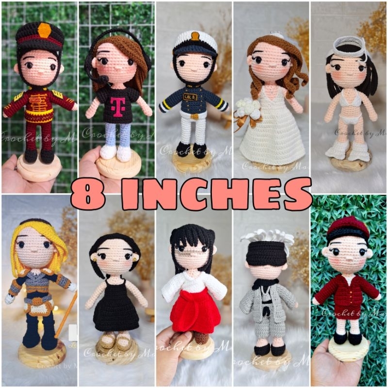 Mini me personalized Doll Handmade doll Customized crochet doll Amigurumi doll