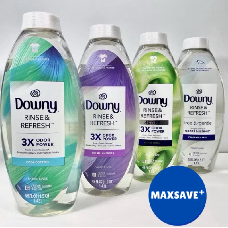 Downy Rinse & Refresh Laundry Odor Remover 48fl oz, 1.43L | Shopee ...