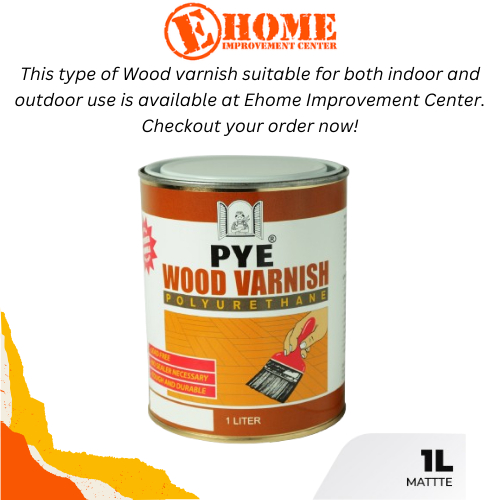 PYE Wood Varnish Matte Finish (1 Liter) | Shopee Philippines