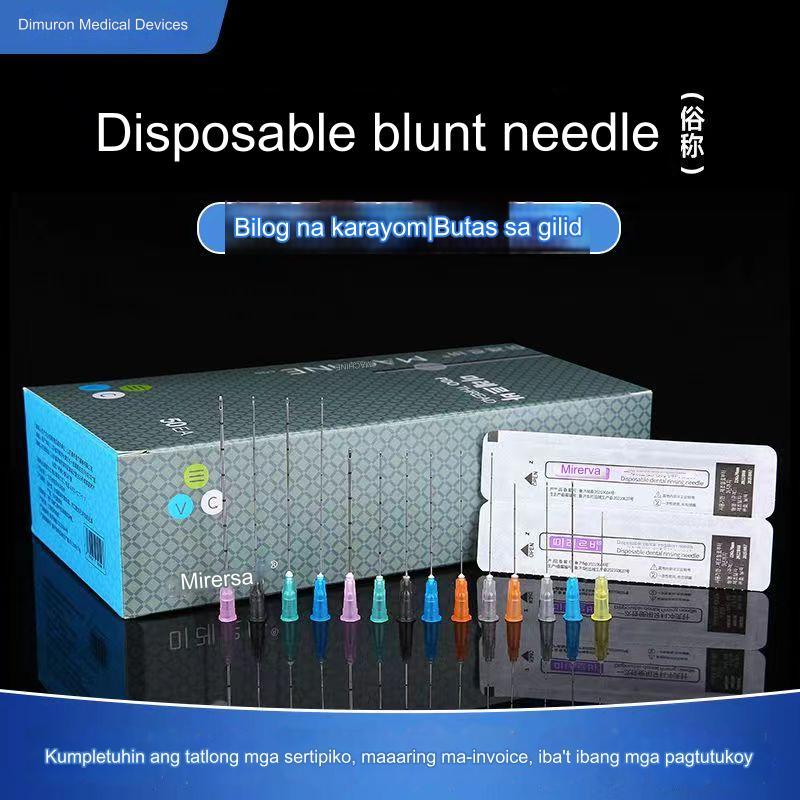Dark needle one -time needle opening device band -scale dental rinse ...