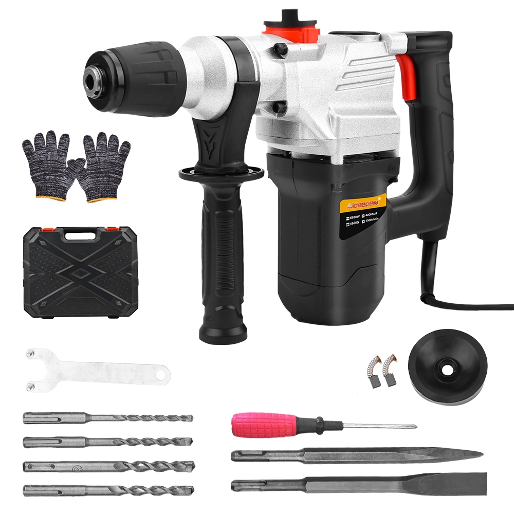 Professional Rotary Hammer Drill Chipping Jack Hammer 6880W 26mm