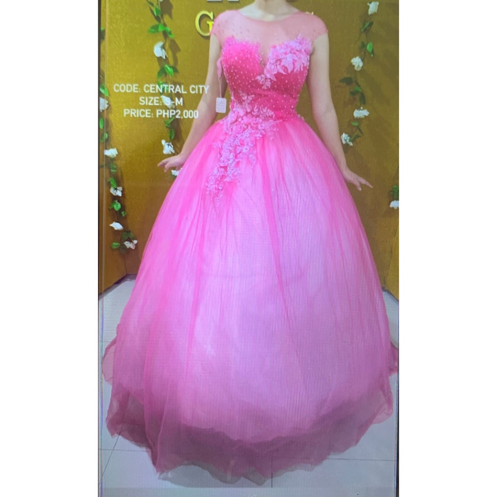DEBUT GOWNS: CODE; (CENTRAL-CITY) | Shopee Philippines