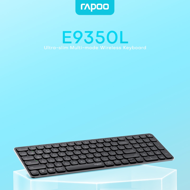 Rapoo E9350L Ultra-slim Multi-mode Rechargeable Wireless Keyboard ...