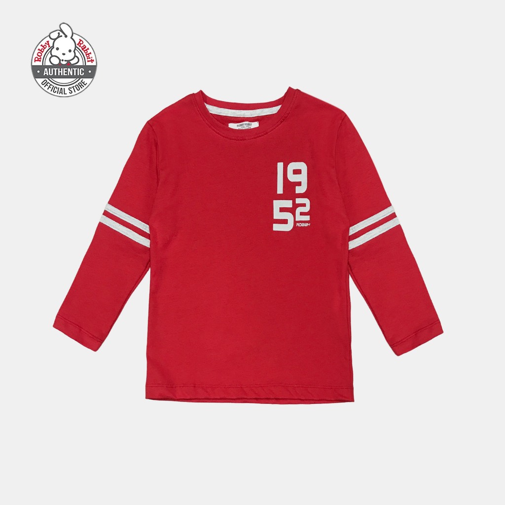 Robby Rabbit 1952 Monaco Long-Sleeve Tee (Red) | Shopee Philippines