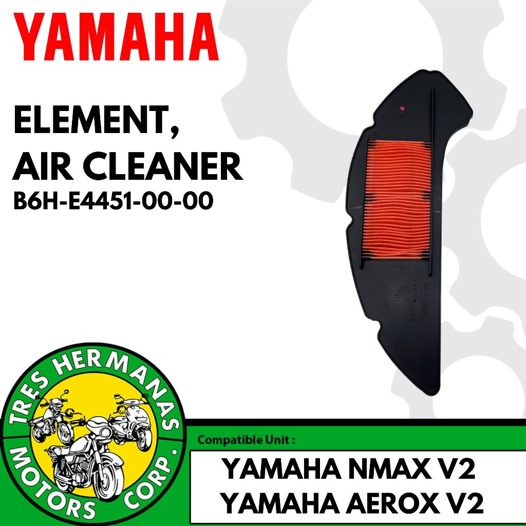 ELEMENT, AIR CLEANER For : YAMAHA Motorcycle : NMAX V2/AEROX V2 ( B6H ...