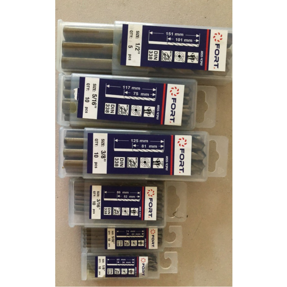 Fort Drill Bit Stainless Steel 10PCE | Shopee Philippines