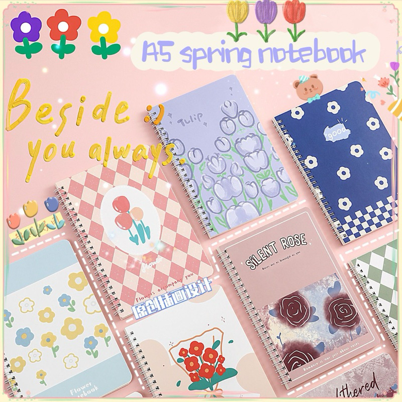 1pc A7 Coil Notebook Cute Cartoon Spiral Notebook Spring Notepad ...