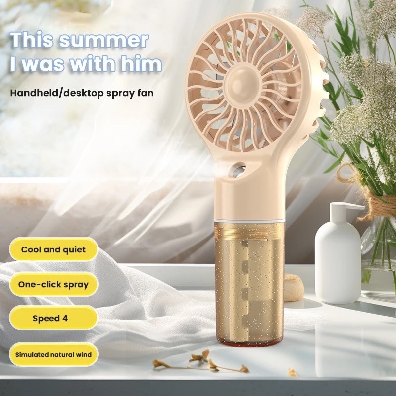 USB Rechargeable Handheld Nano Spray Fan Portable Mini Water Mist Fan ...