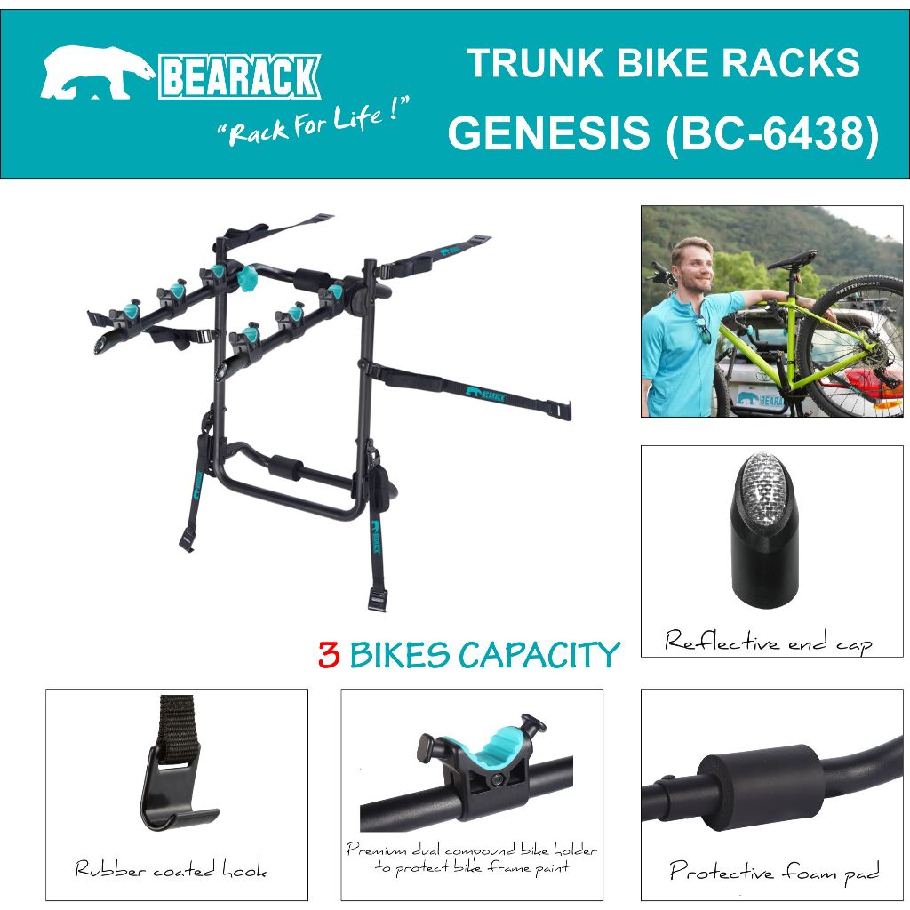 BNB BIKE CARRIER SWIFT BC-6420-3PS(SEDAN&SUV) TYPE | Shopee Philippines