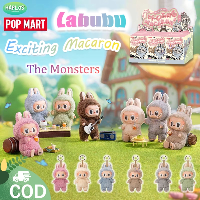 Labubu Doll Blind Box Exciting Macaron The Monsters Labubu Vinyl Face ...