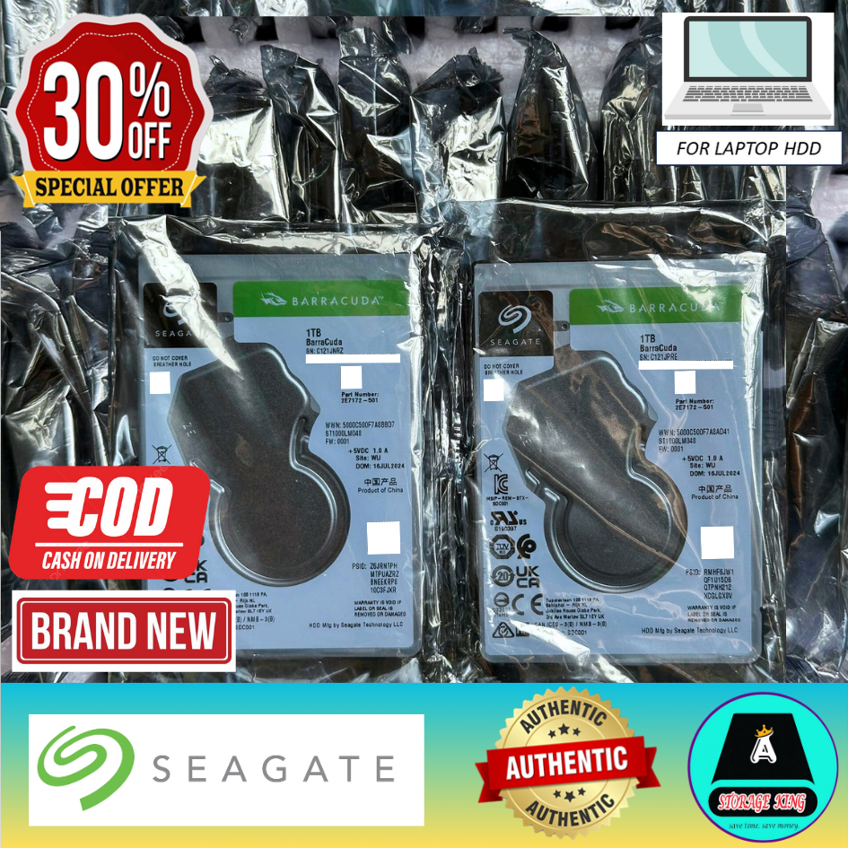 ST1000LM048 - Seagate 1TB 5400RPM SATA 6Gb/s 2.5-in Hard Drive