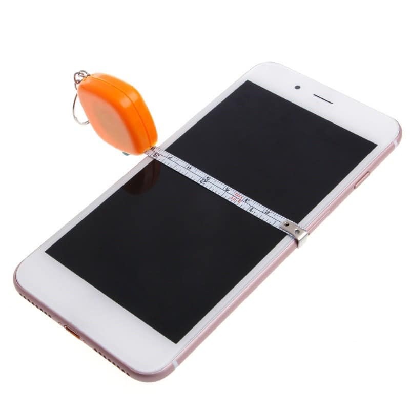 1PCS Portable Mini Keychain 1 Meter Steel Tape Measure Small Pull Rule ...