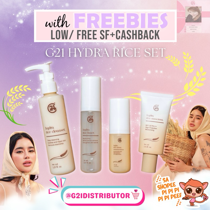 G21 Hydra Rice Skincare Set | Shopee Philippines
