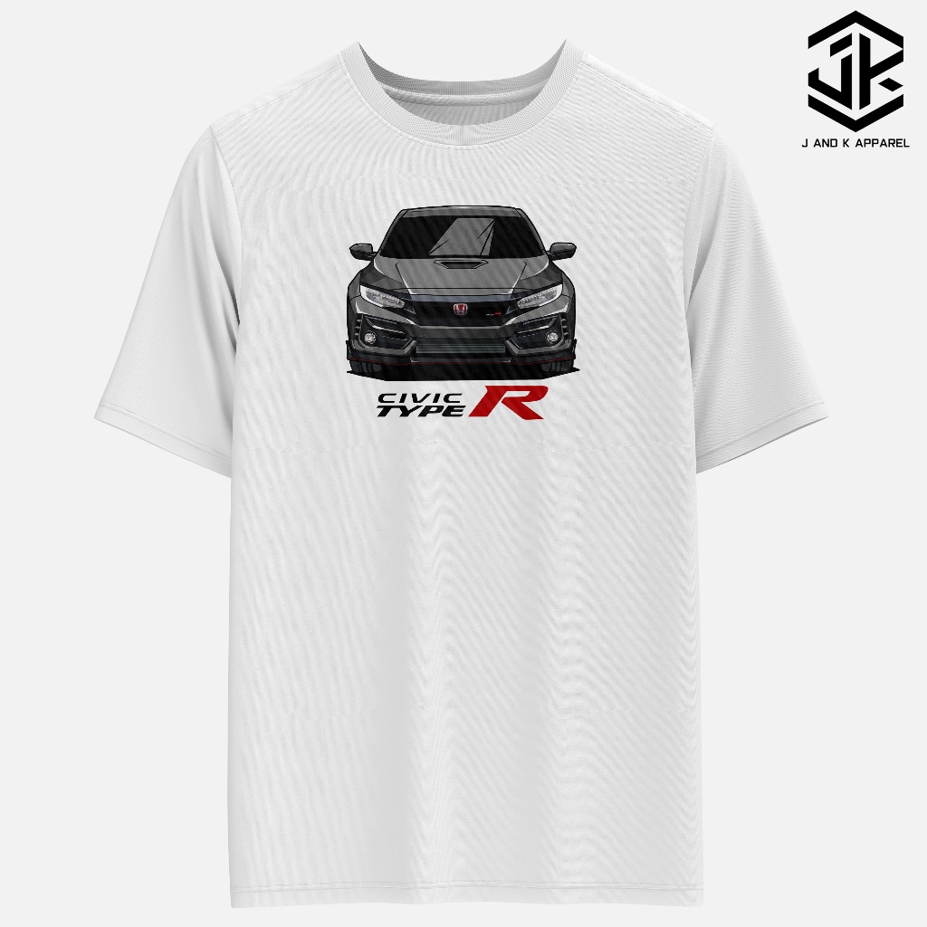 Honda Civic Type R FK8 2021 Car Shirt - Sonic Gray Pearl | Shopee ...