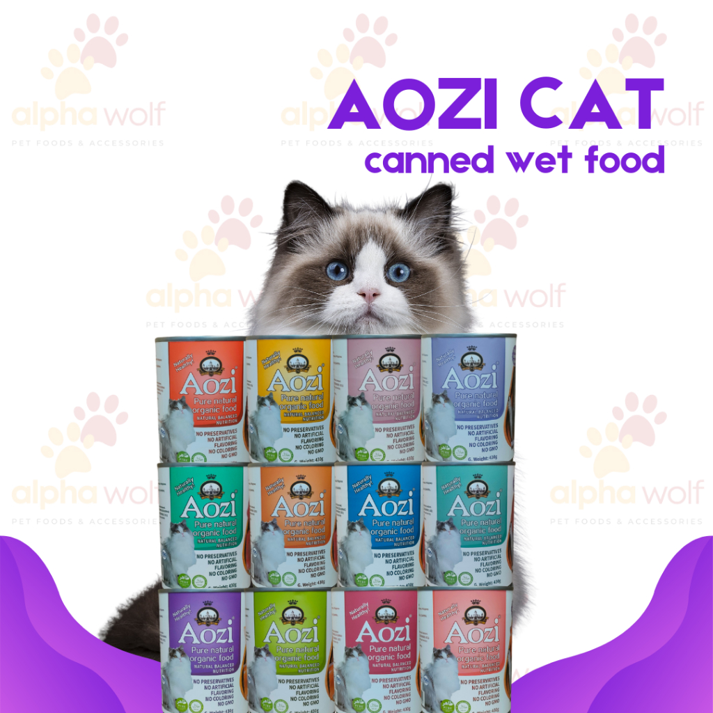 Aozi Wet Cat Food in Can 430g Shopee Philippines
