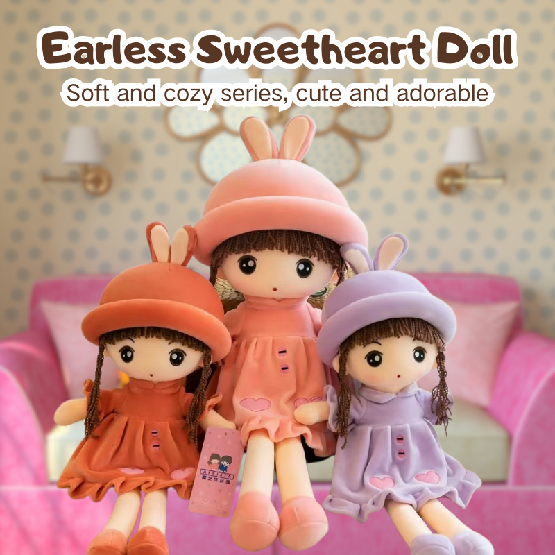 Cute rag doll plush toy princess rabbit doll children's birthday gift ...