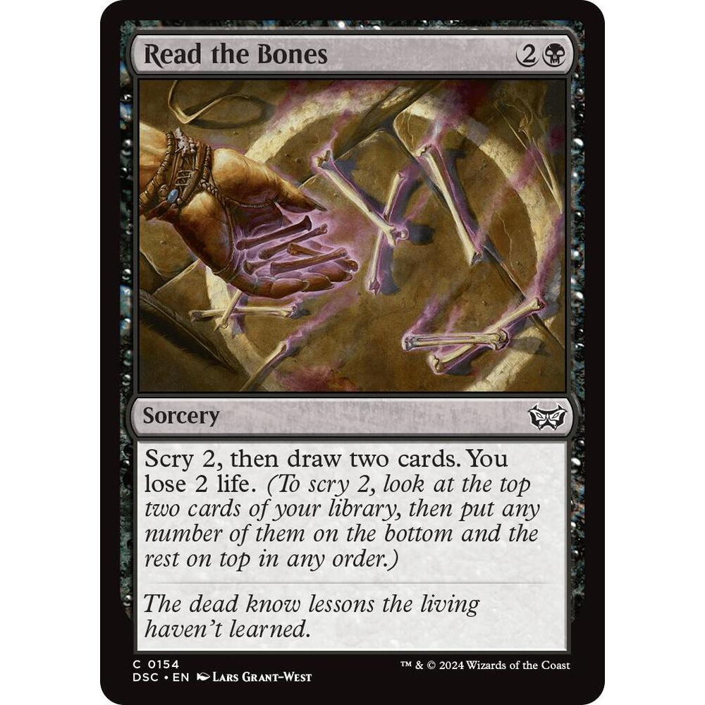 Read the Bones Commander Duskmourn House of Horror (DSC) Shopee