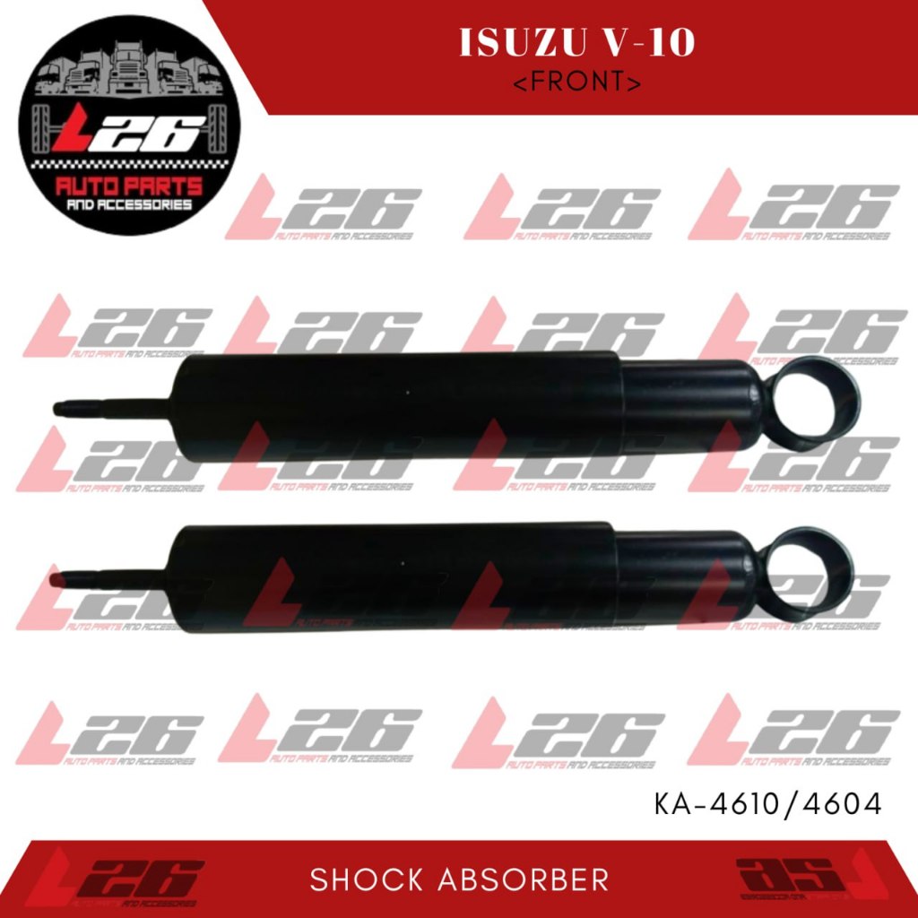 Isuzu V-10 Front Shock Absorber stud-bushing type KA-4610/4604 CHANCE ...