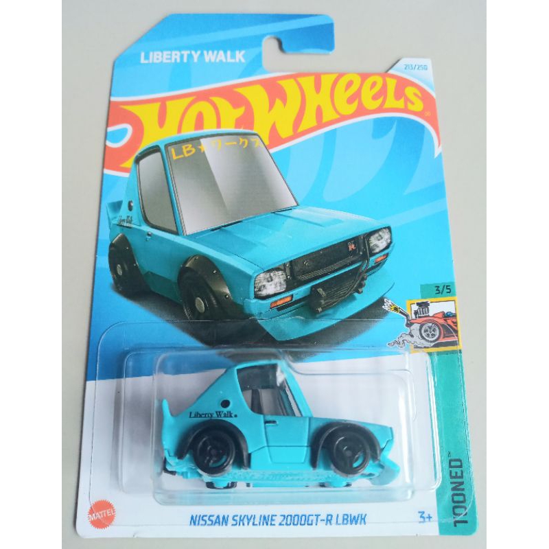 Hot Wheels Toy Car Nissan Skyline 2000GT-R LBWK (Tooned) | Shopee ...