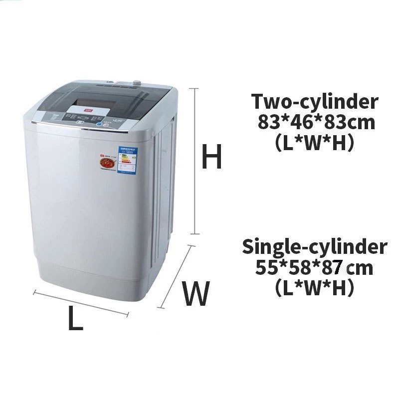 Plus size waterproof Washing machine cover twin tub With Dryer sun ...
