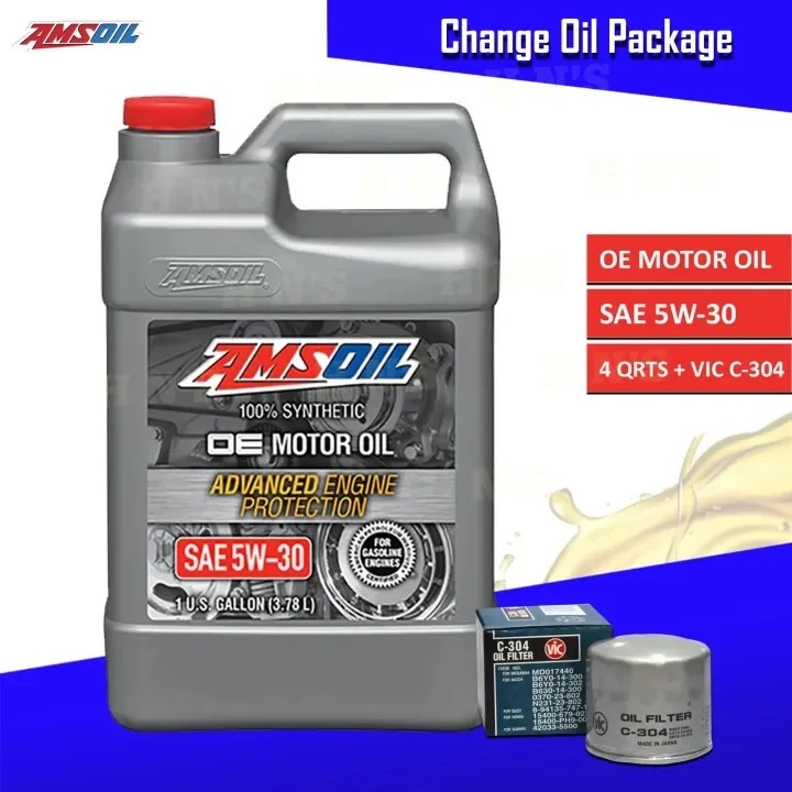AMSOIL OE 5W-30 Fully Synthetic Oil Change Package for Hyundai Tucson ...