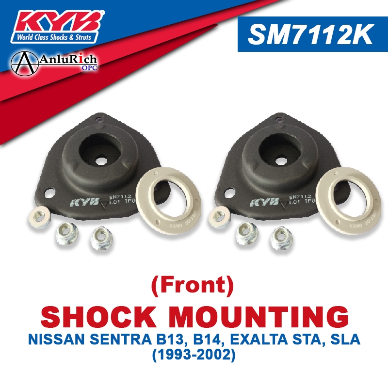 KYB FRONT SHOCK MOUNTING (2pcs.) for NISSAN SENTRA B13, B14, EXALTA STA ...