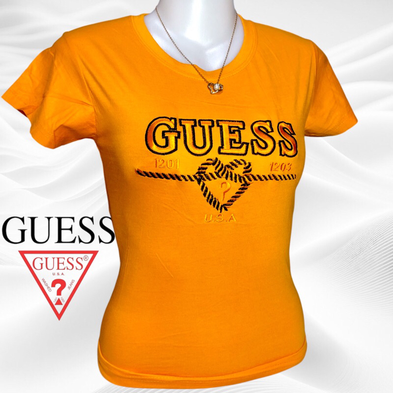 Guess sale t shirt on sale