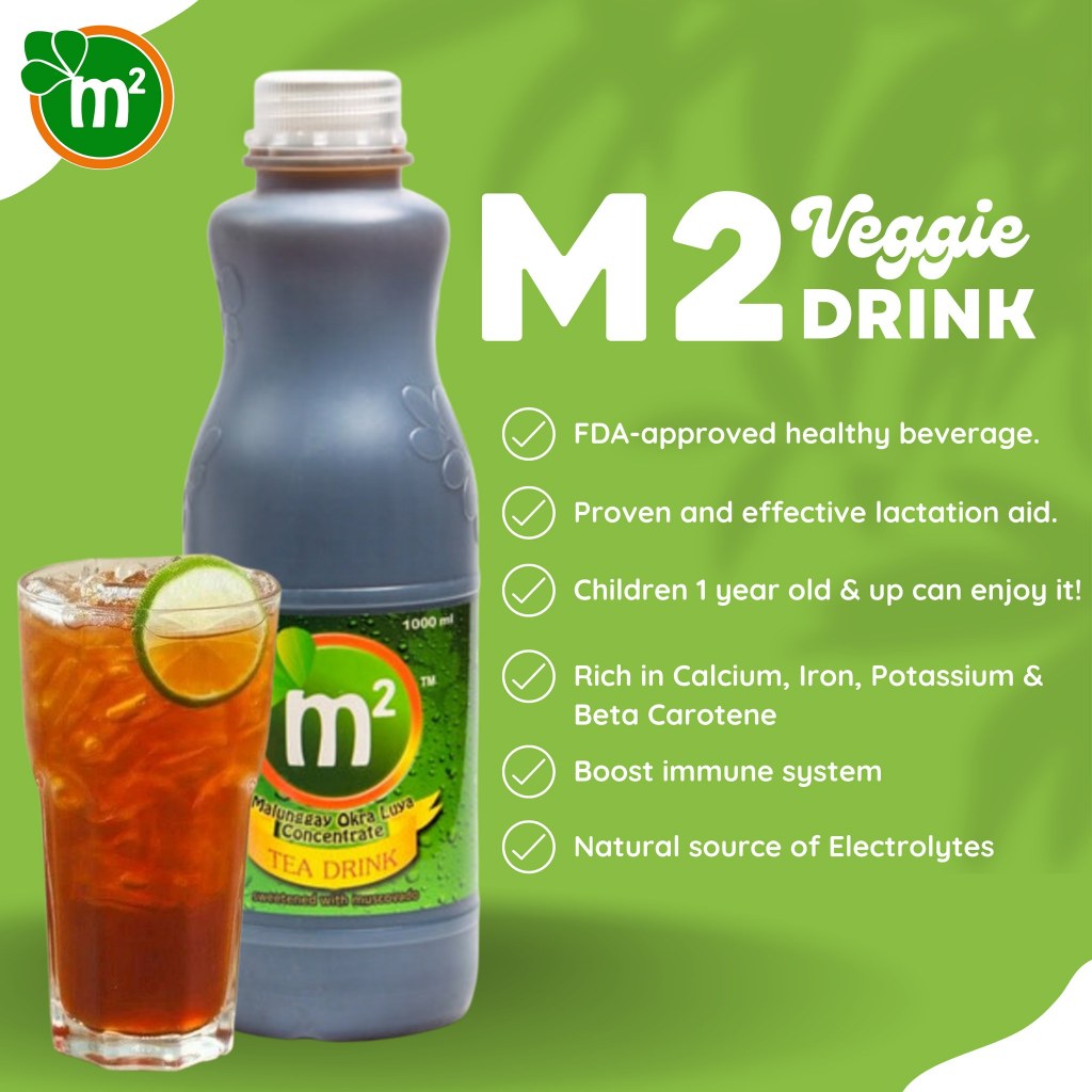 M2 MALUNGAY OKRA LUYA TEA DRINK 1LITER CONCENTRATE | Shopee Philippines
