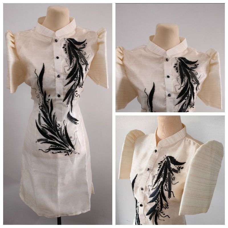 Modern Filipiniana BD 04 graduation pictorial ladies dress BARONG ...