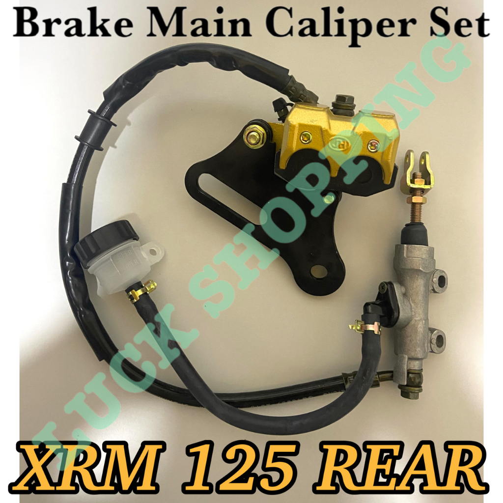 Motorcycle Brake Master Caliper Assy Rear Double Piston Set For XRM 125 ...