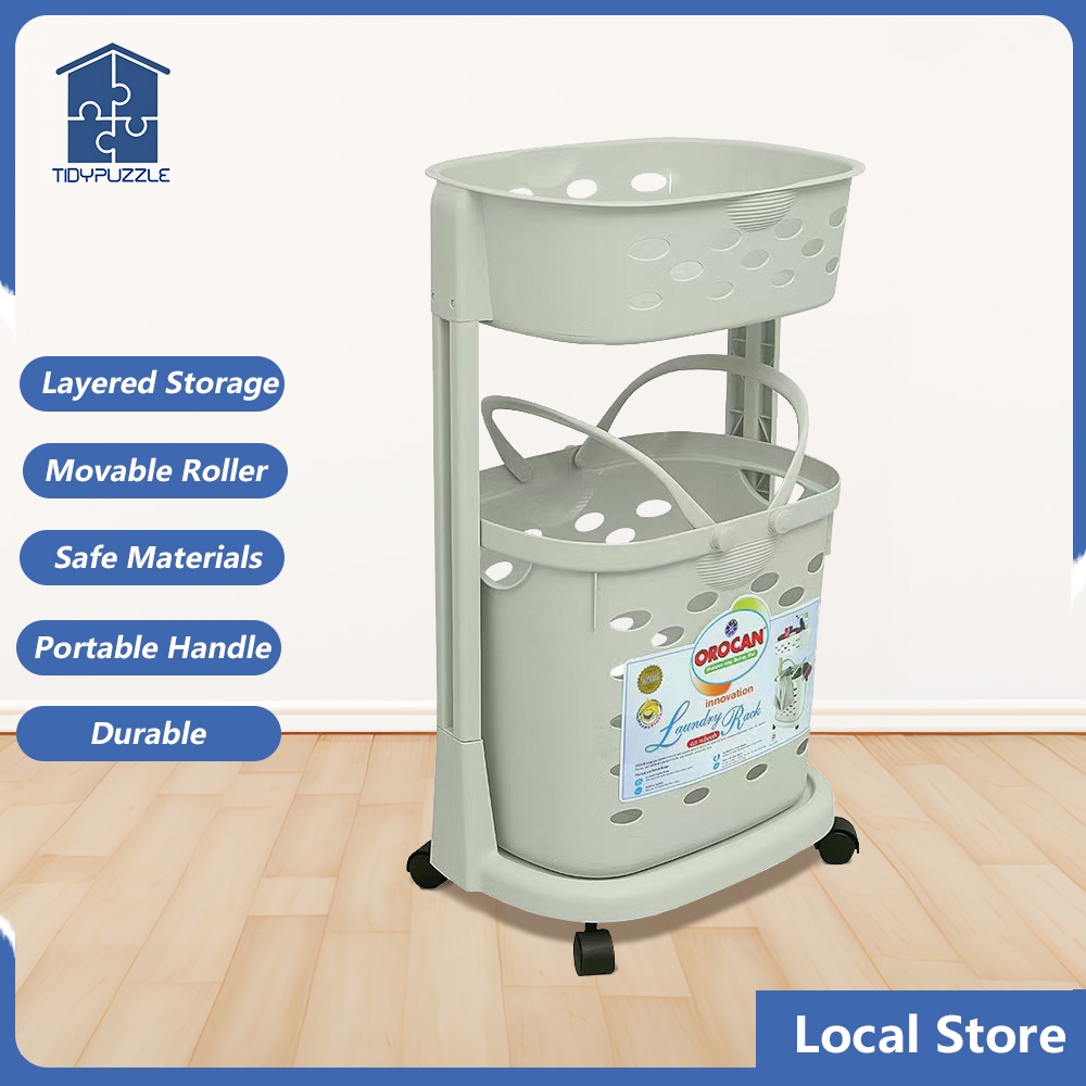 High-Quality Laundry Basket with Wheels for Easy Moving, Multi ...
