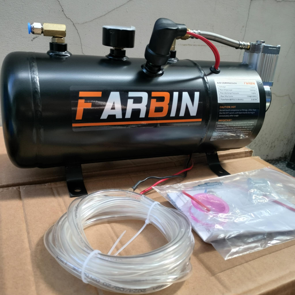 FARBIN High Quality Air Compressor Taiwan Made 12V & 24V , 3L and 6L ...