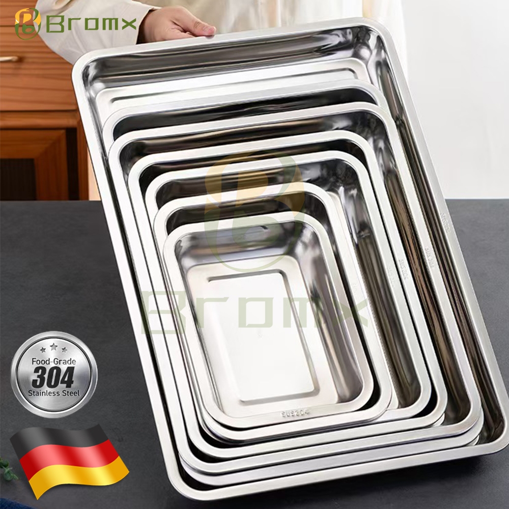 Stainless Steel Rectangular Tray / Food Warmer/ Tray / Serving Plate ...