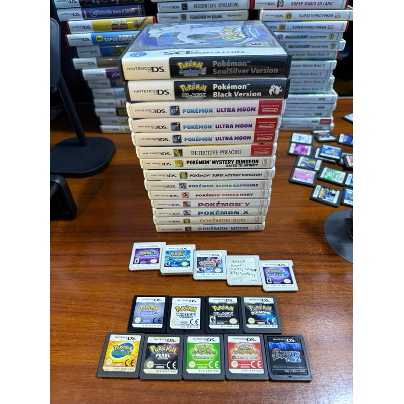 Pre owned Nintendo DS 2DS 3DS Pokemon Games List Shopee Philippines