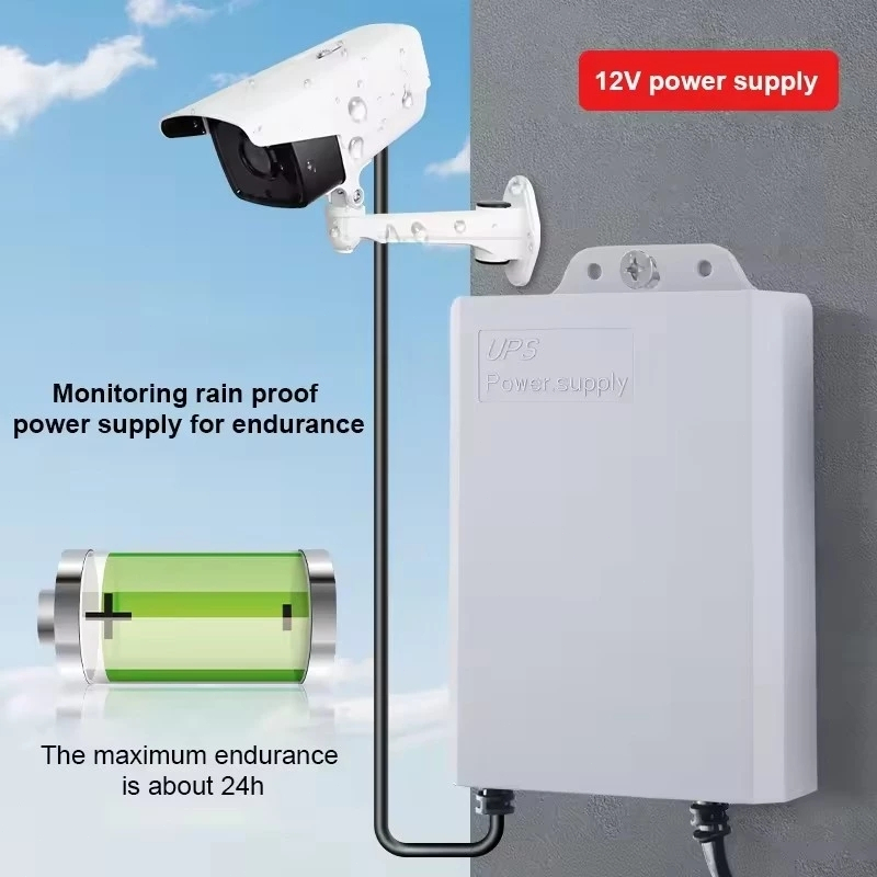 DC 12V-2A Uninterruptible Power Supply Mini UPS Battery Backup ...