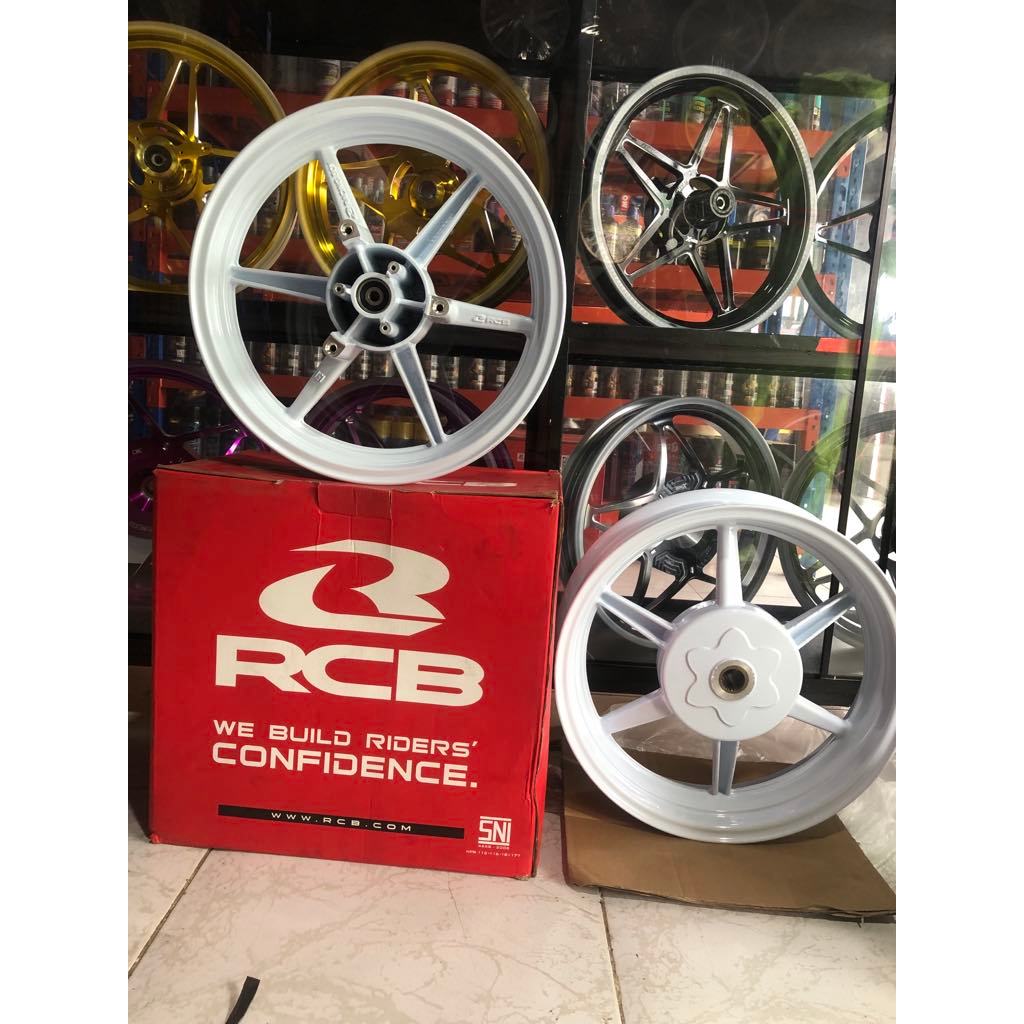 RCB MAGS SP811 YAMAHA NVX155(AEROX) WITH BEARING (WHITE) FREE STICKER ...