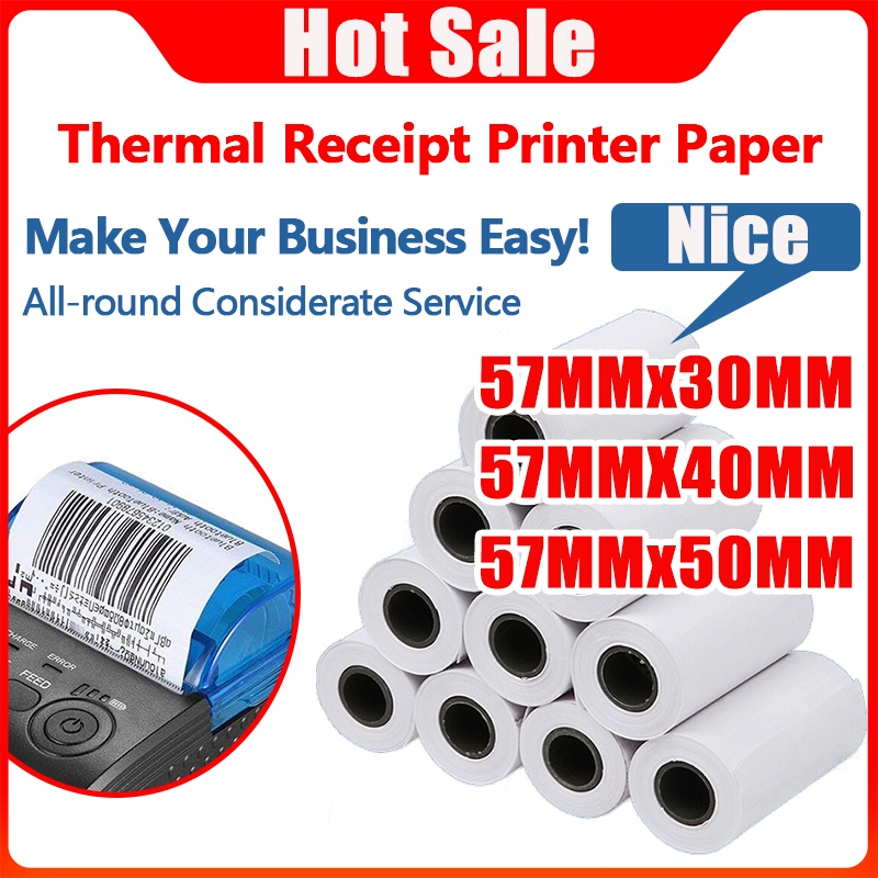 Paper POS Thermal Receipt Printer 58mm Printer 58x30mm Paper For Mobile ...