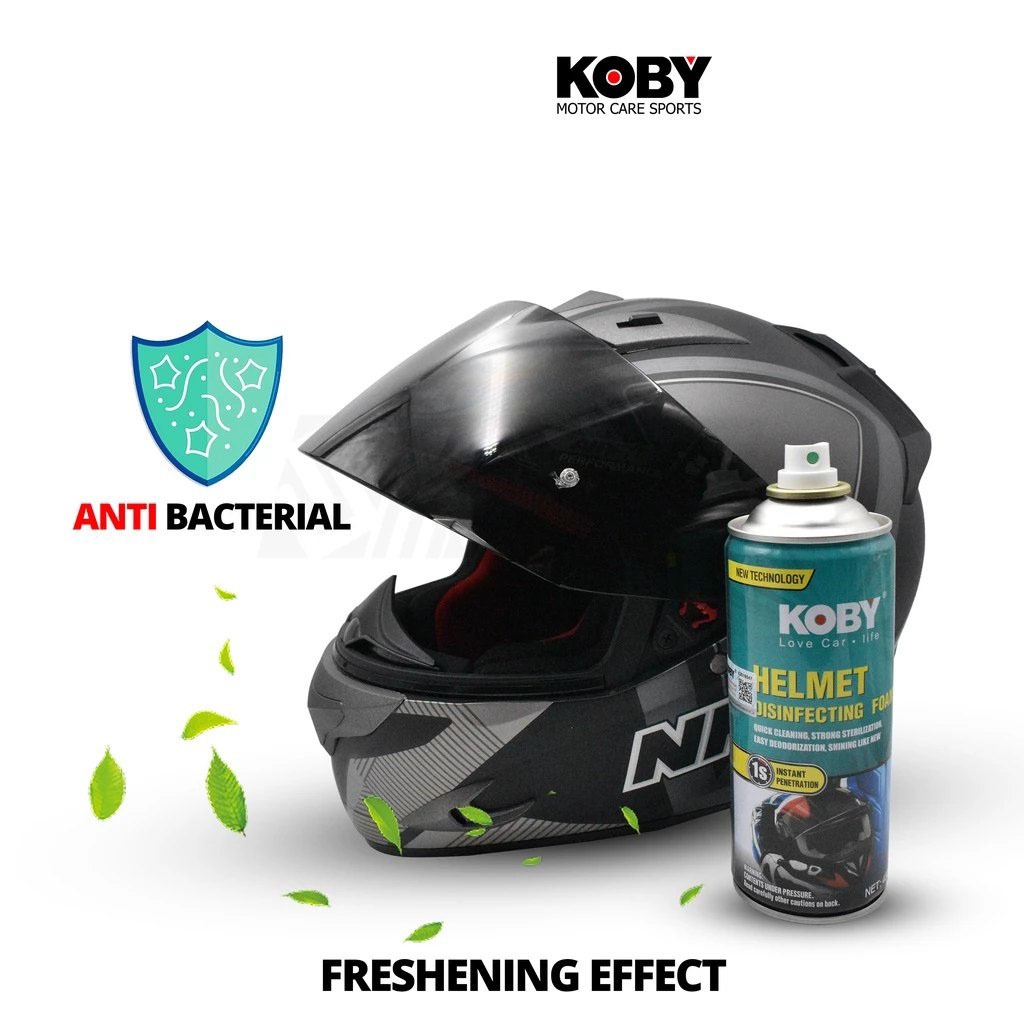 KOBY HELMET DISINFECTING SPRAY FOAM 450ml SPEEDMOTO | Shopee Philippines