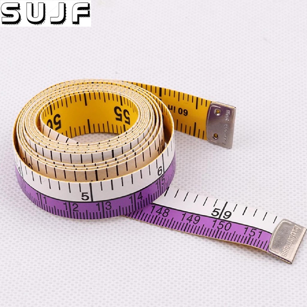 60in Soft Sewing Ruler Meter Sewing Tape Measure Body Clothes Ruler ...