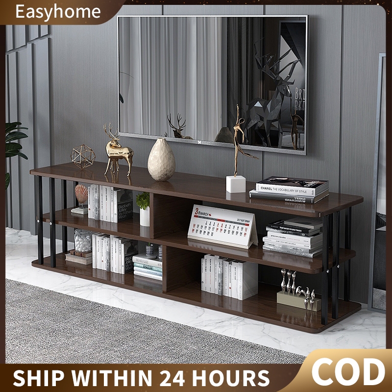 ⌚️COD⌚️120CM TV Rack Cabinet Living TV Media Storage Cabinet TV Console ...