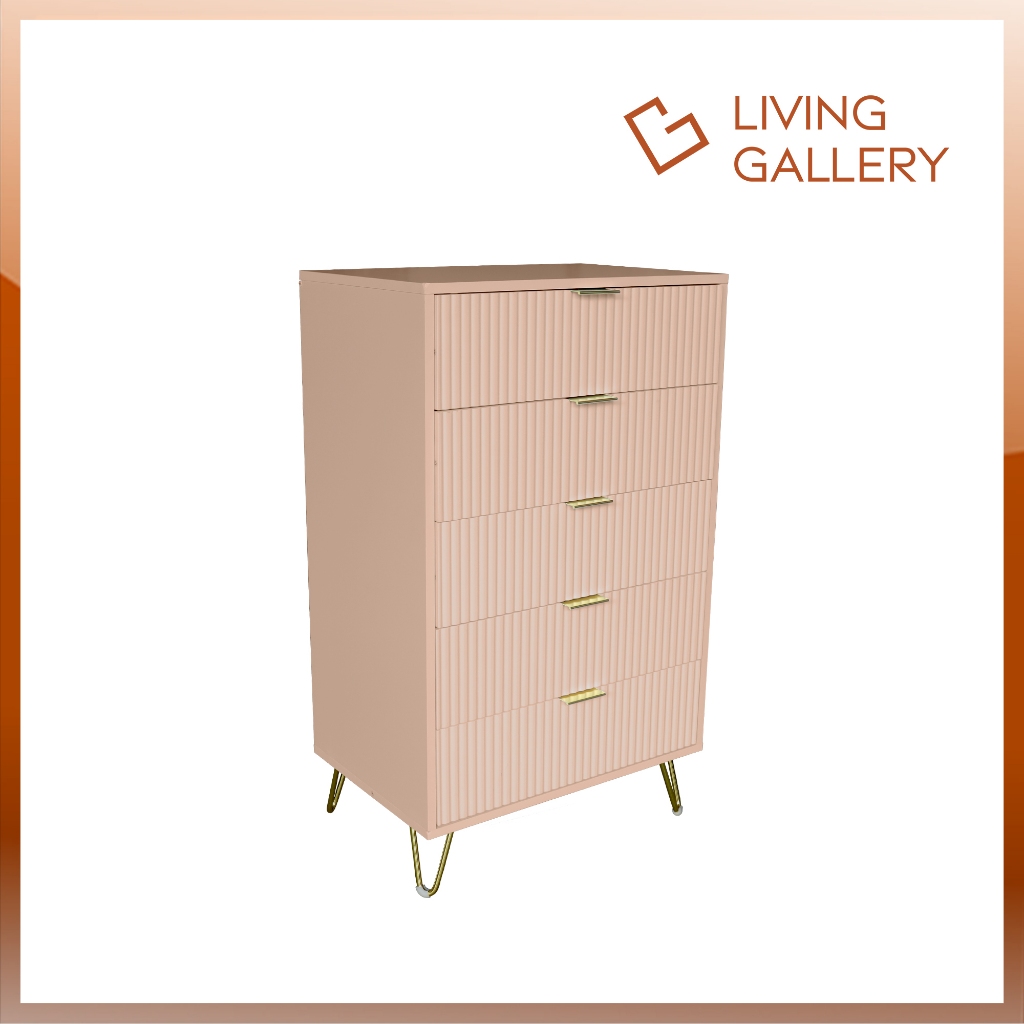 Living Gallery 5 Drawers Chest | Drawer | Chest Drawer | LG241DC5 L60 ...