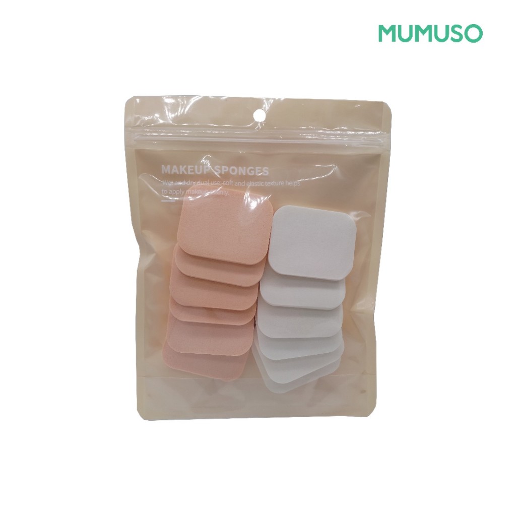 MUMUSO 12-Piece Powder Puff Set (Wet & Dry Dual Use) | Shopee Philippines