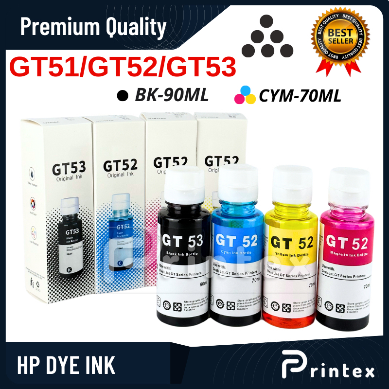 HP Ink GT51 GT52 GT53 for HP INK TANK 410/319/310/419/315/415 etc ...