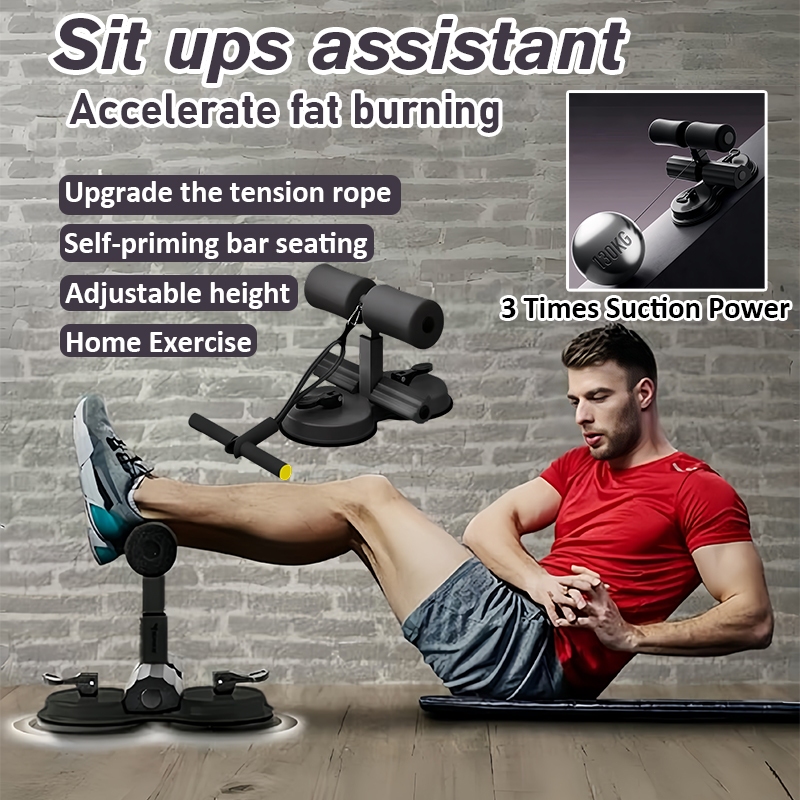 Home Gym Sit up Aid Suction Sit-Ups Assistant exercise equipment for ...